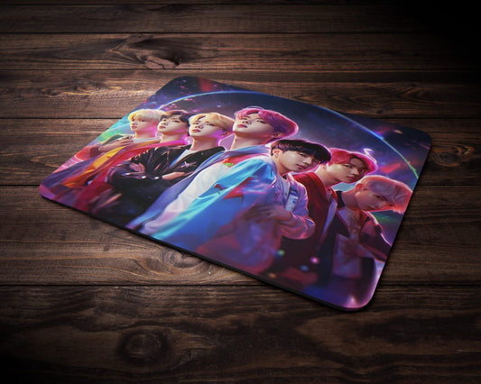 BTS Harmony: TurtleWings BTS Group Mouse Pad – Bring K-Pop Precision to Your Workspace