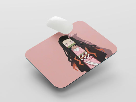 thedemon Slayer Elegance: TurtleWings Nezuko thedemon Slayer Mouse Pad – Embrace the Beauty of the thedemon