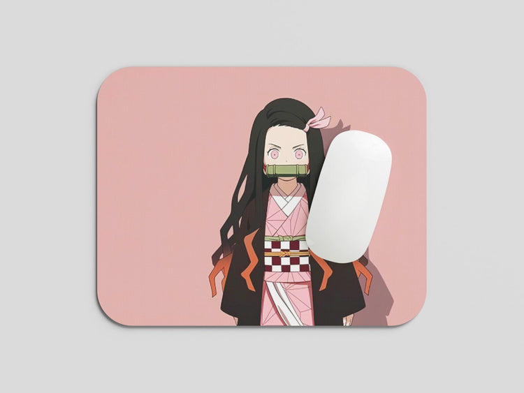 thedemon Slayer Elegance: TurtleWings Nezuko thedemon Slayer Mouse Pad – Embrace the Beauty of the thedemon