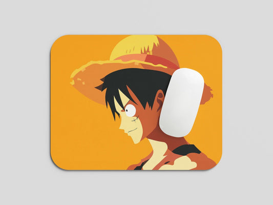 Pirate King Precision: TurtleWings Luffy D. Monkey OnePMouse Pad – Sail the Seas of Accuracy