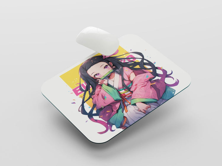 "Protective Charm: TurtleWings Nezuko thedemon Slayer Mouse Pad – Anime Elegance for Your Desk