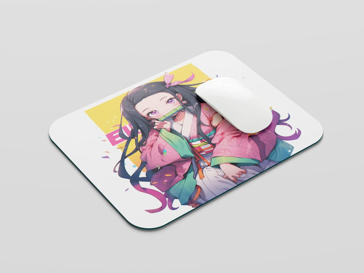 "Protective Charm: TurtleWings Nezuko thedemon Slayer Mouse Pad – Anime Elegance for Your Desk