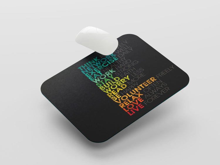 Inspire Your Workspace: TurtleWings Quote Mouse Pad – Motivation in Every Move