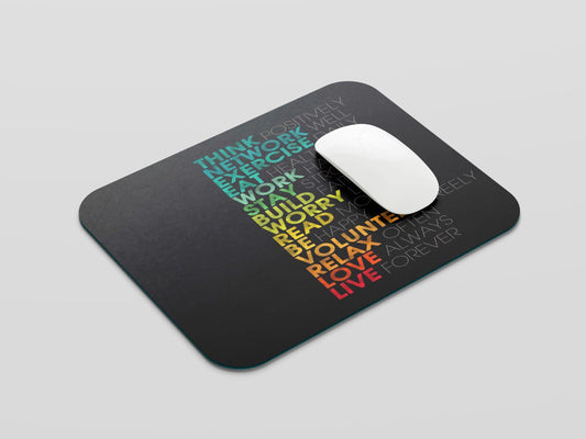 Inspire Your Workspace: TurtleWings Quote Mouse Pad – Motivation in Every Move