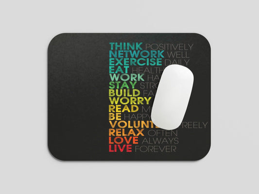 Inspire Your Workspace: TurtleWings Quote Mouse Pad – Motivation in Every Move