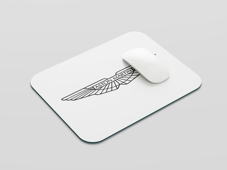 Drive Your Desk to Luxury: TurtleWings Aston Martin Logo Small Mousepad – Elegance for Your Workspace!