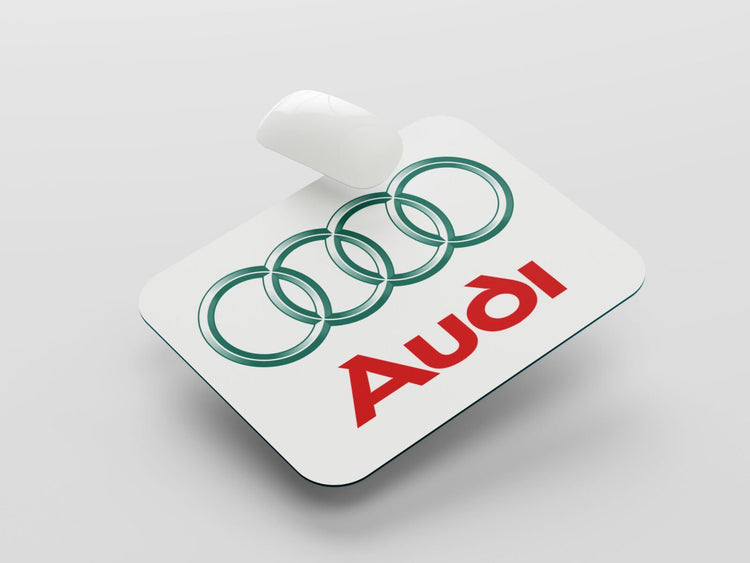 Drive with Precision: TurtleWings Audi Logo Small Mousepad – Audi-Inspired Style for Your Desk