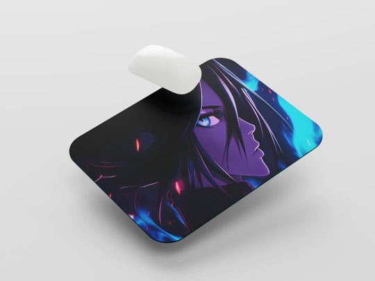 Anime Elegance: TurtleWings Rukia Anime Design Small Mousepad – Add Anime Magic to Your Desk