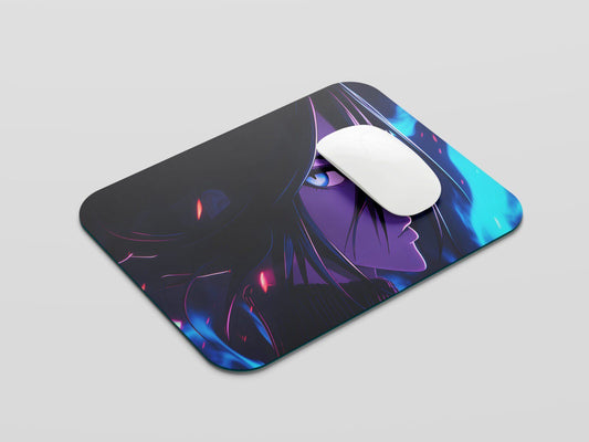 Anime Elegance: TurtleWings Rukia Anime Design Small Mousepad – Add Anime Magic to Your Desk