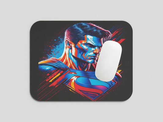 Power Up Your Desk: TurtleWings Superman Design Small Mousepad – Superhero Precision at Your Fingertips