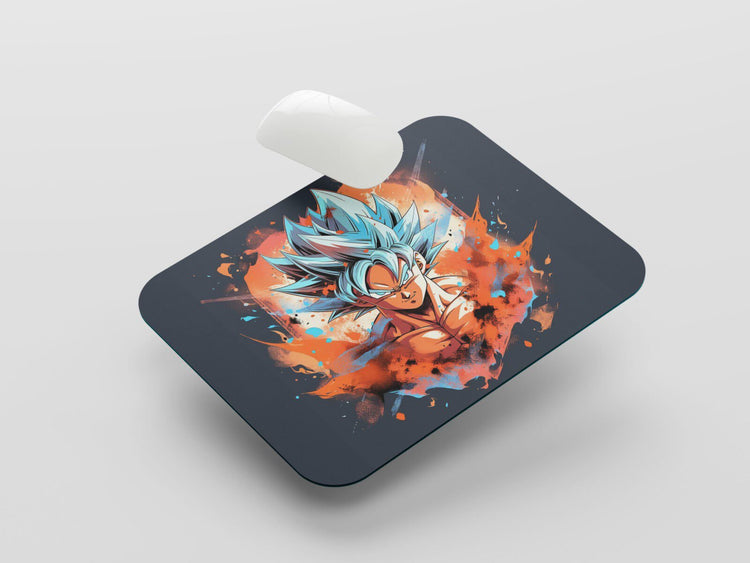 Capture Goku's Surprises: TurtleWings Goku Stunned Small Mousepad – DBZ Magic for Your Workspace