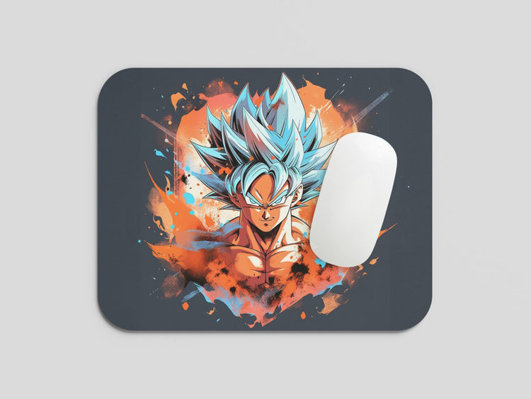 Capture Goku's Surprises: TurtleWings Goku Stunned Small Mousepad – DBZ Magic for Your Workspace