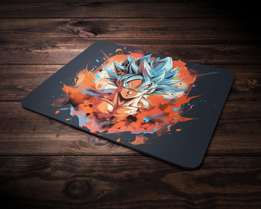 Capture Goku's Surprises: TurtleWings Goku Stunned Small Mousepad – DBZ Magic for Your Workspace