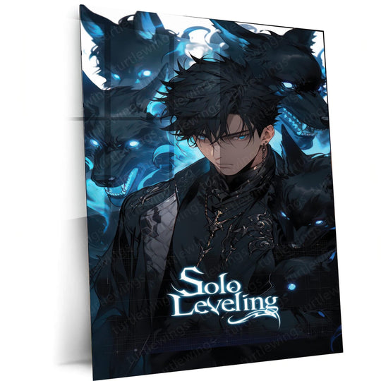 Rise to the Top - Solo Leveling Metal Poster | Manhwa Wall Art | HD Quality 2