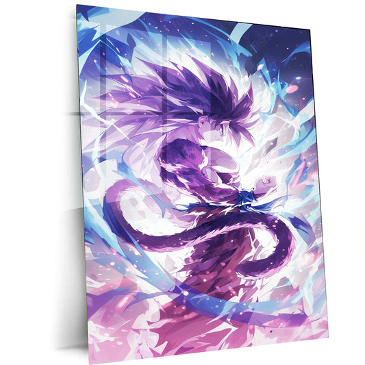 Goku Metal Poster – Super Saiyan Power | Dragon Ball Z Wall Art | Saiyan Strength Decor - TURTLEWINGS 