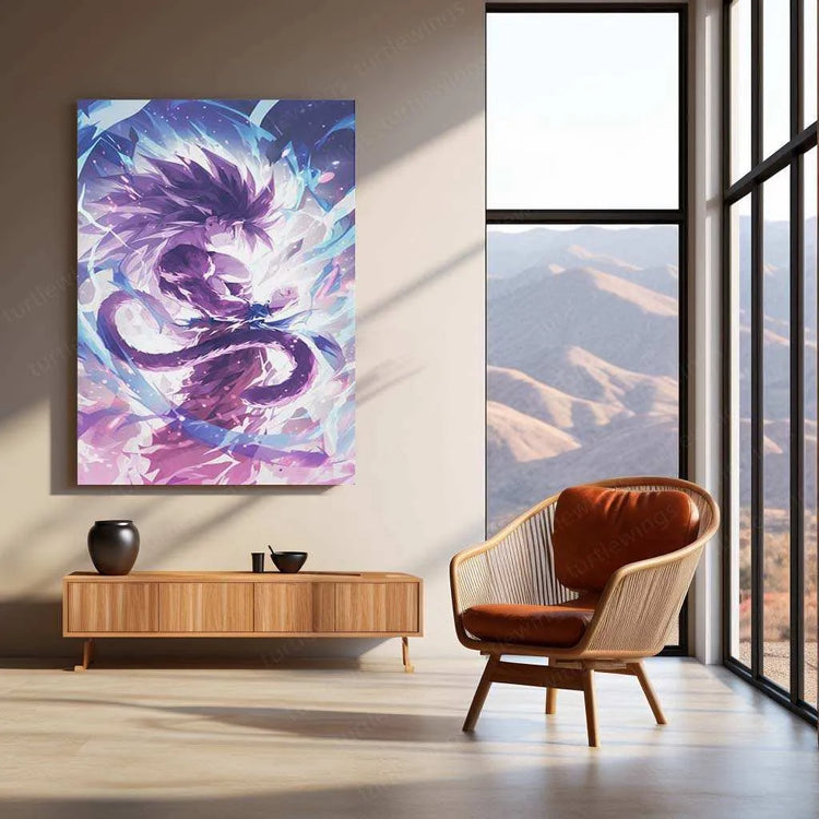 Goku Metal Poster – Super Saiyan Power | Dragon Ball Z Wall Art | Saiyan Strength Decor - TURTLEWINGS 