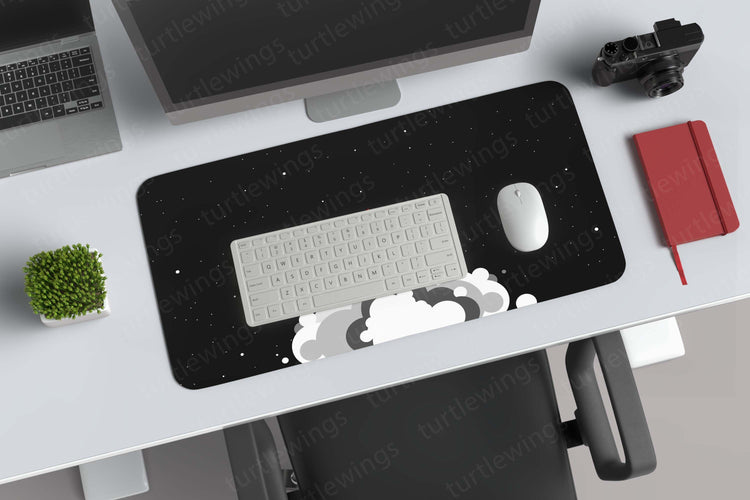 Spaceship Minimalist Deskmat