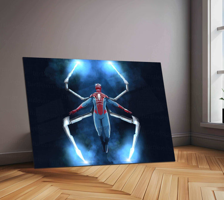 Spider-Man Neon LED Metal Poster - TURTLEWINGS 