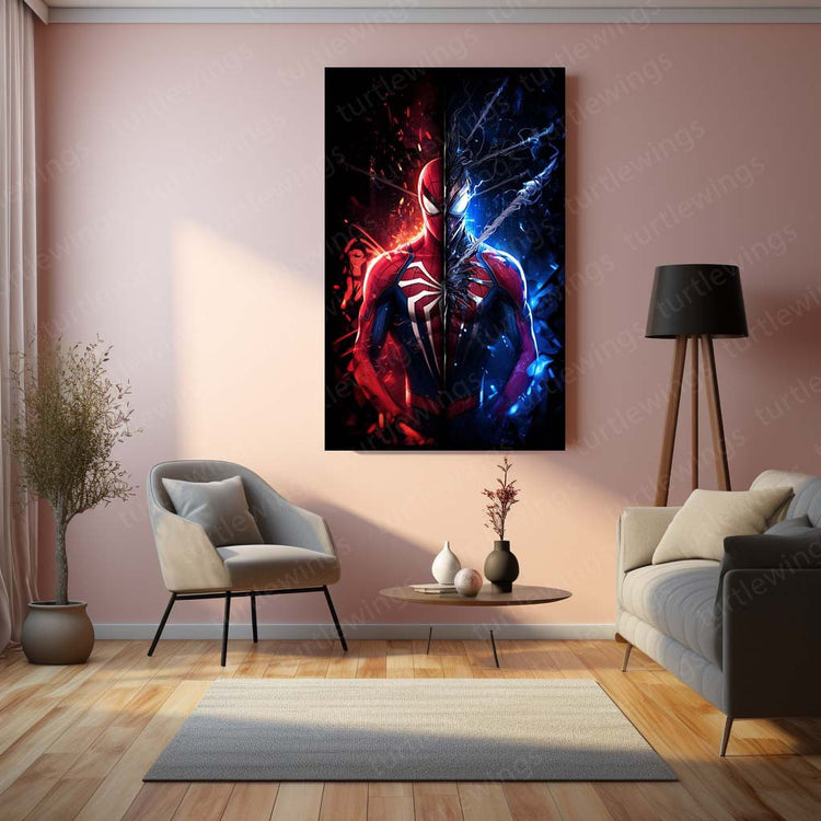 Spider-Man Metal Poster | Marvel Superhero | HD Print 2