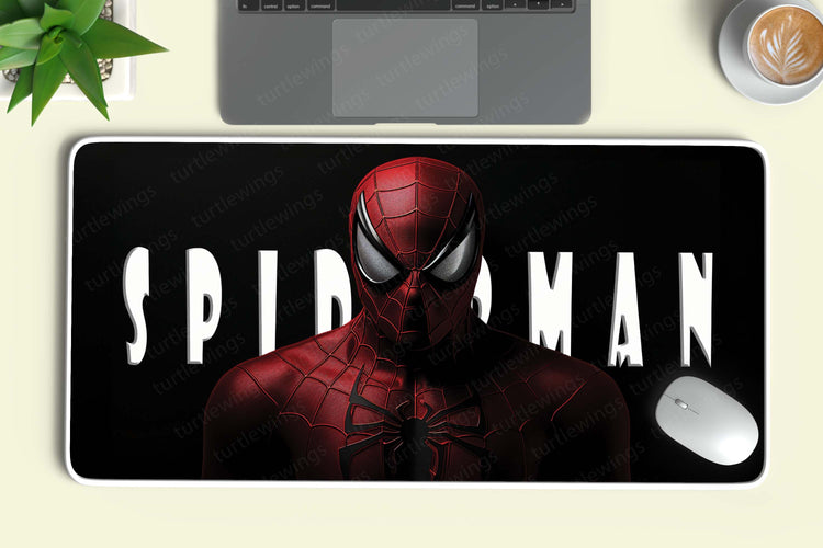 Web-Slinging Hero - Spiderman Desk Mat | Superhero Mouse Pad | Two Sizes Available