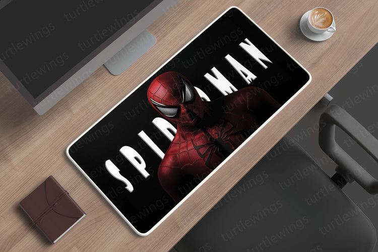 Web-Slinging Hero - Spiderman Desk Mat | Superhero Mouse Pad | Two Sizes Available