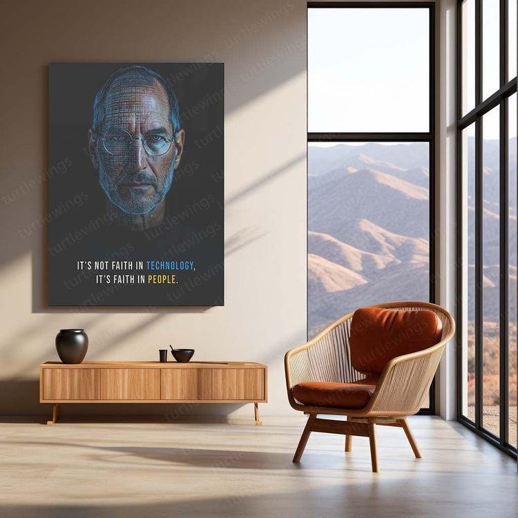 Innovative Spirit - Steve Jobs Quote Metal Poster | Inspirational Wall Art | HD Print