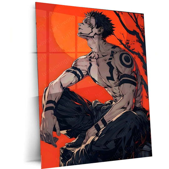 Ryomen Sukuna Metal Poster - JJK