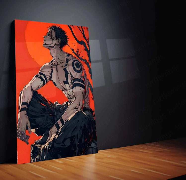 Ryomen Sukuna – Jujutsu Kaisen Metal Poster - TURTLEWINGS 