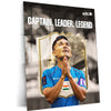 Sunil Chhetri Metal Poster - Indian Football Legend