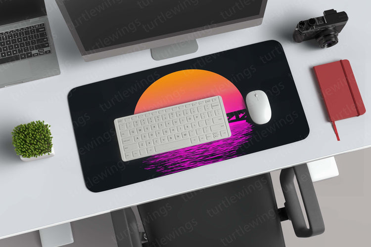 Bridge Sunset Minimalist Deskmat