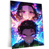 Tanjiro & Nezuko Metal Poster | Demon Slayer Anime Wall Art | Sibling Bond Aesthetic 2