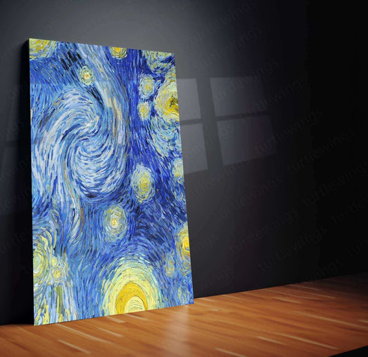 Van Gogh-Inspired Painting – Masterpiece Art Print in Portrait Format - TURTLEWINGS 