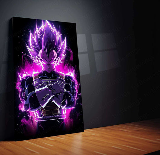 Vegeta Metal Poster | dbz-TW Z Saiyan Prince | HD Print