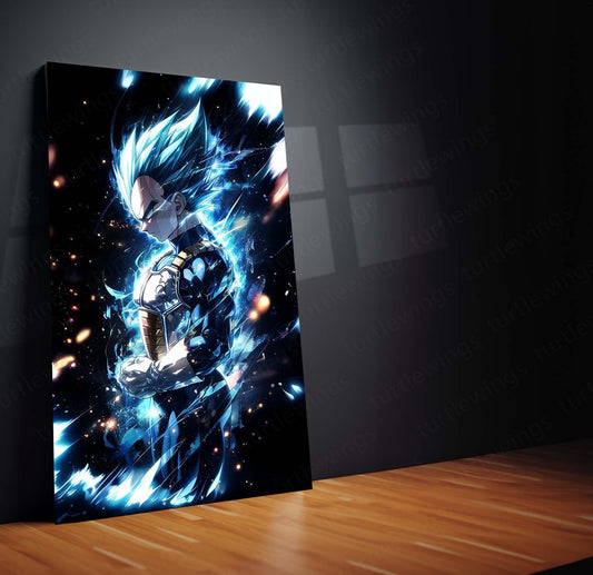 Vegeta Metal Poster | dbz-TW Z Saiyan Prince | HD Print 2