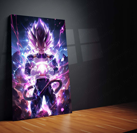 Vegeta Metal Poster | dbz-TW Z Saiyan Prince | HD Print 3