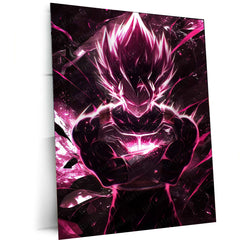 Vegeta Metal Poster – Dragon Ball Z Warrior | Saiyan Prince Wall Art 4