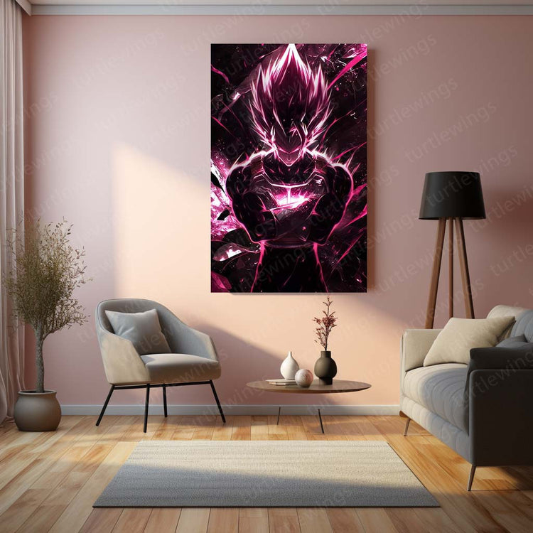 Vegeta Metal Poster | Dragon Ball Z Saiyan Prince | HD Print 4