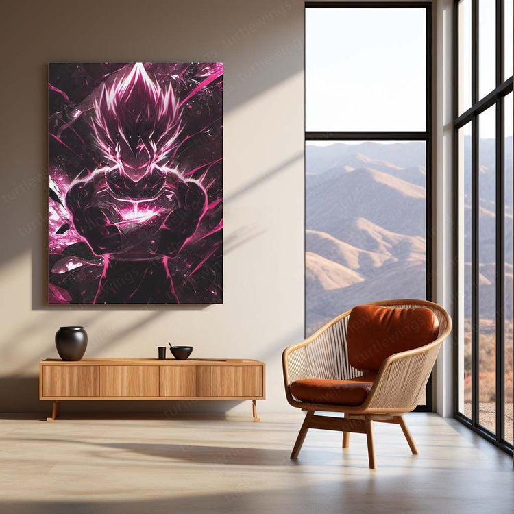 Vegeta Metal Poster | Dragon Ball Z Saiyan Prince | HD Print 4