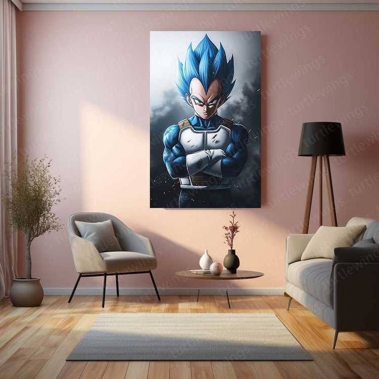 Vegeta Metal Poster | Dragon Ball Z Saiyan Prince | HD Print 5