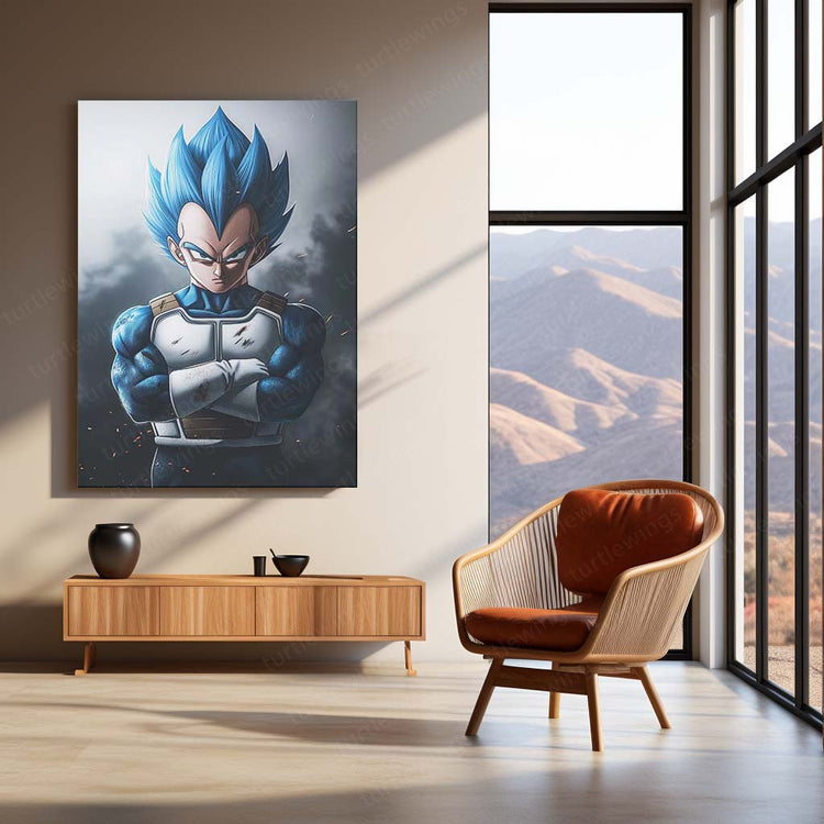 Vegeta Metal Poster | Dragon Ball Z Saiyan Prince | HD Print 5