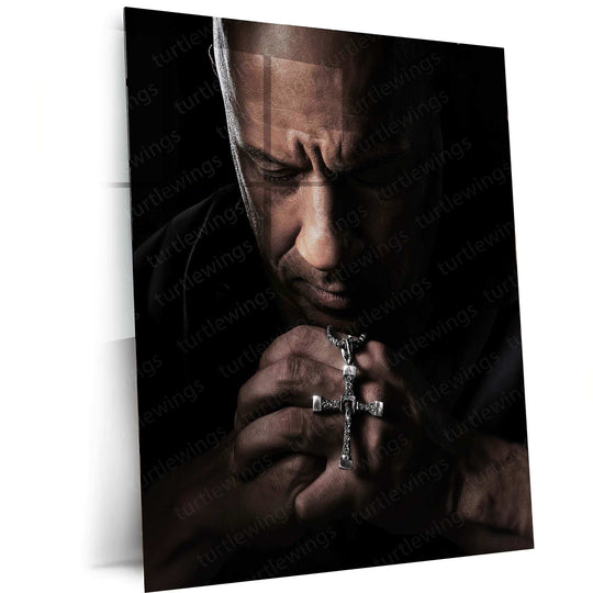 Vin Diesel Metal Poster – Fast & Furious Star | Iconic Action Hero Wall Art - TURTLEWINGS 