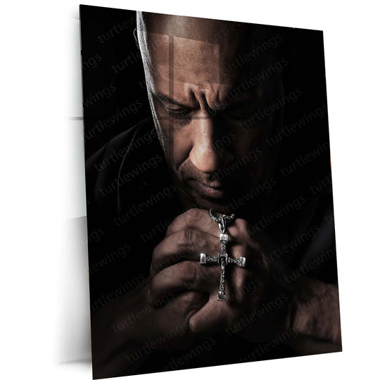 Vin Diesel Metal Poster | Action Movie Star | HD Print