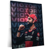 Royal Challenger - Virat Kohli RCB Metal Poster | Cricket Icon Wall Art | HD Print