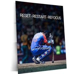 Virat Kohli Quote Poster – Inspirational Sports Art in Portrait Format