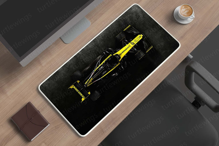 Renault F1 RS19 Deskmat | Formula 1 Racing | Gaming &amp; Office Mat