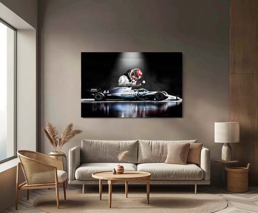 Lewis Hamilton Metal Poster | F1 Legend Art 2