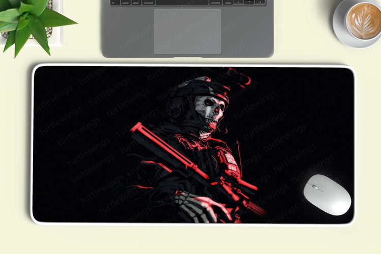 COD Ghost Deskmat | Hauntingly Cool | Gaming Mat