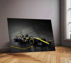 Renault R.S.18 Metal Poster | 2018 Formula 1 Racing Artwork | Renault Sport F1 Wall Decor