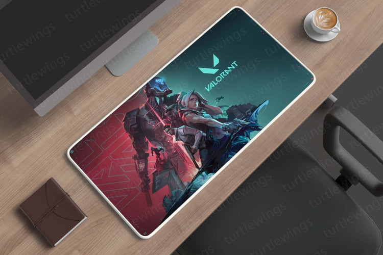 Tactical Advantage - Valorant Desk Mat | Gaming Mouse Pad | Precision Surface | Anti-Slip Base