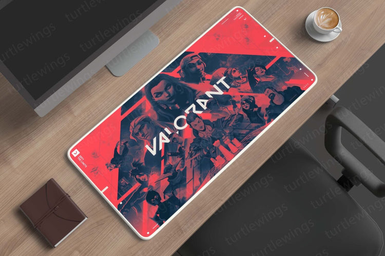 Tactical Advantage - Valorant Desk Mat | Gaming Mouse Pad | Precision Surface | Anti-Slip Base 4